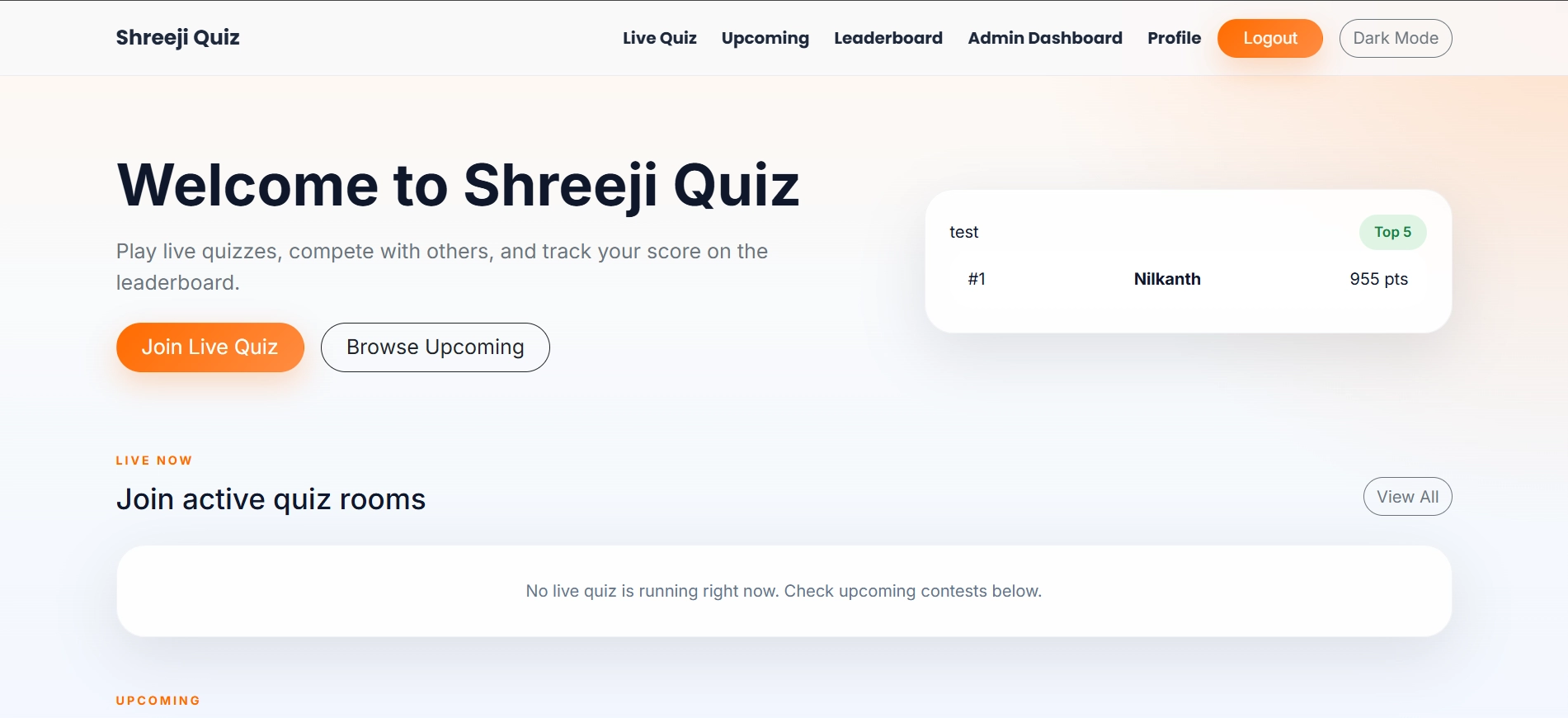Landing page design example by freelance web developer in Ahmedabad